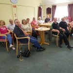 Picture of members of Newport VIP group with visiting speakers at a meeting at Cornmell Lea Community Centre in August 2018