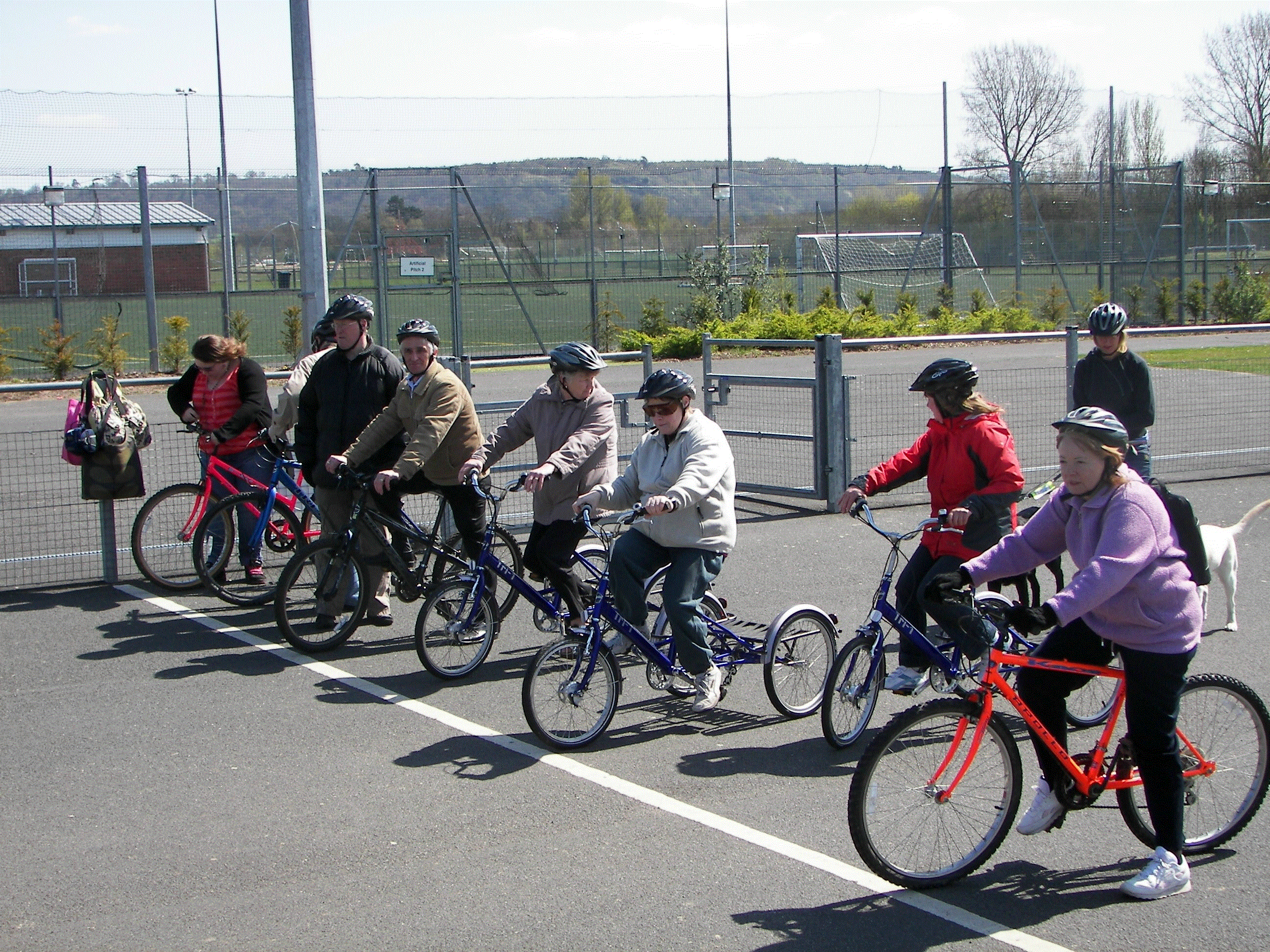 Picture of the Cycling group