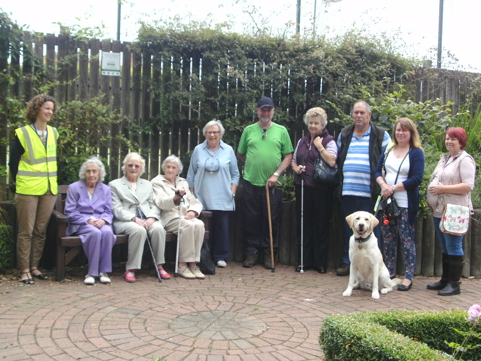 Picture of members of Oswestry SLOG group enjoying a walk around Oswestry