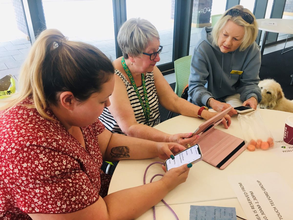 Users enjoy an In Touch Tech Training session in Telford