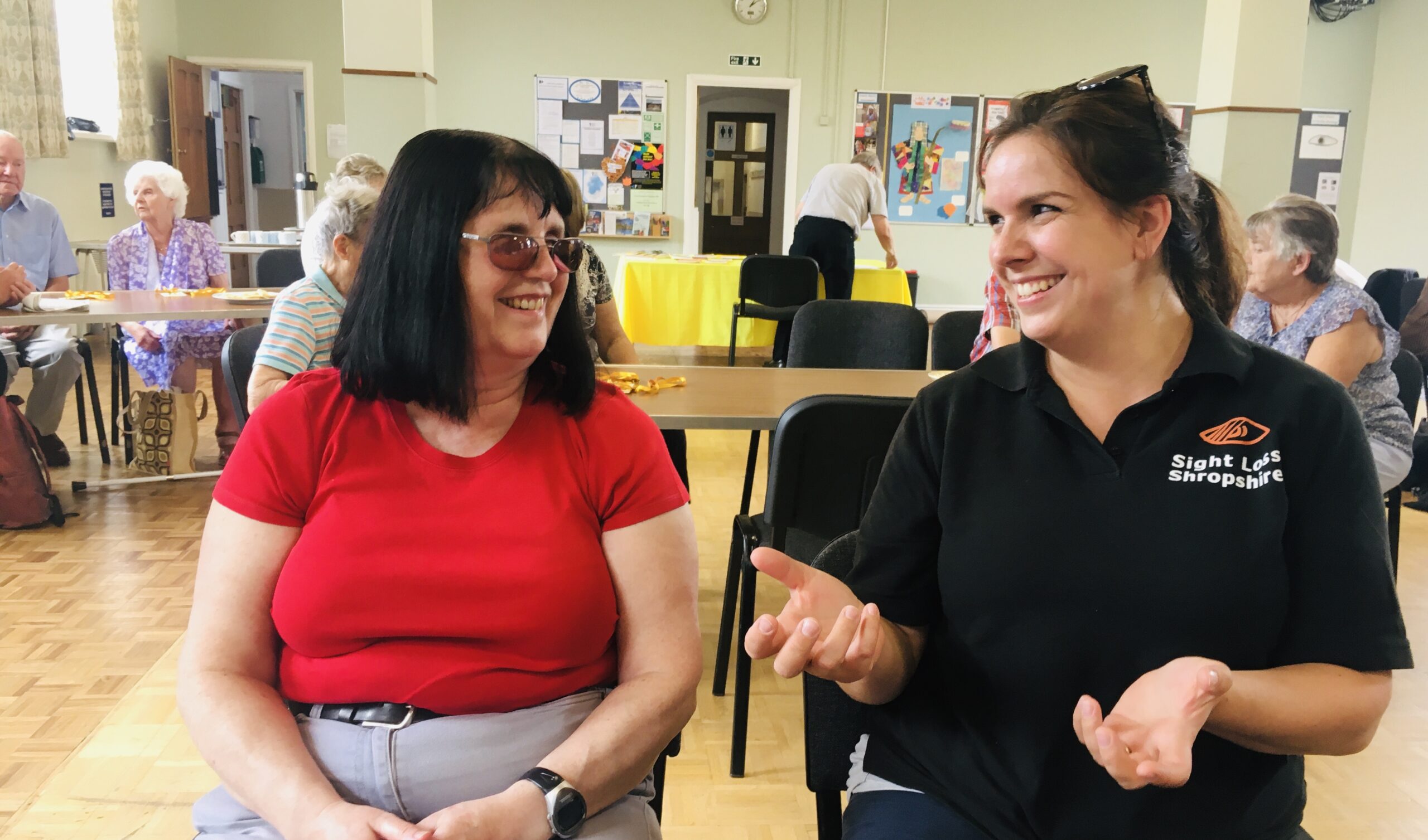 Swan & Lindsey at the Shrewsbury Macular Support Group