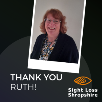 Ruth Houghton, with text reading 'Thank You Ruth"