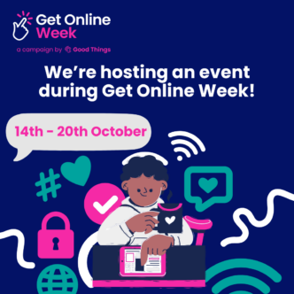 Get Online Week - We're hosting an event graphic.