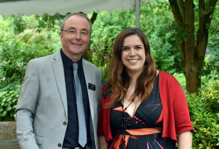 Arwyn with SLS Manager Swan. Photo by Russell Davies Photography.