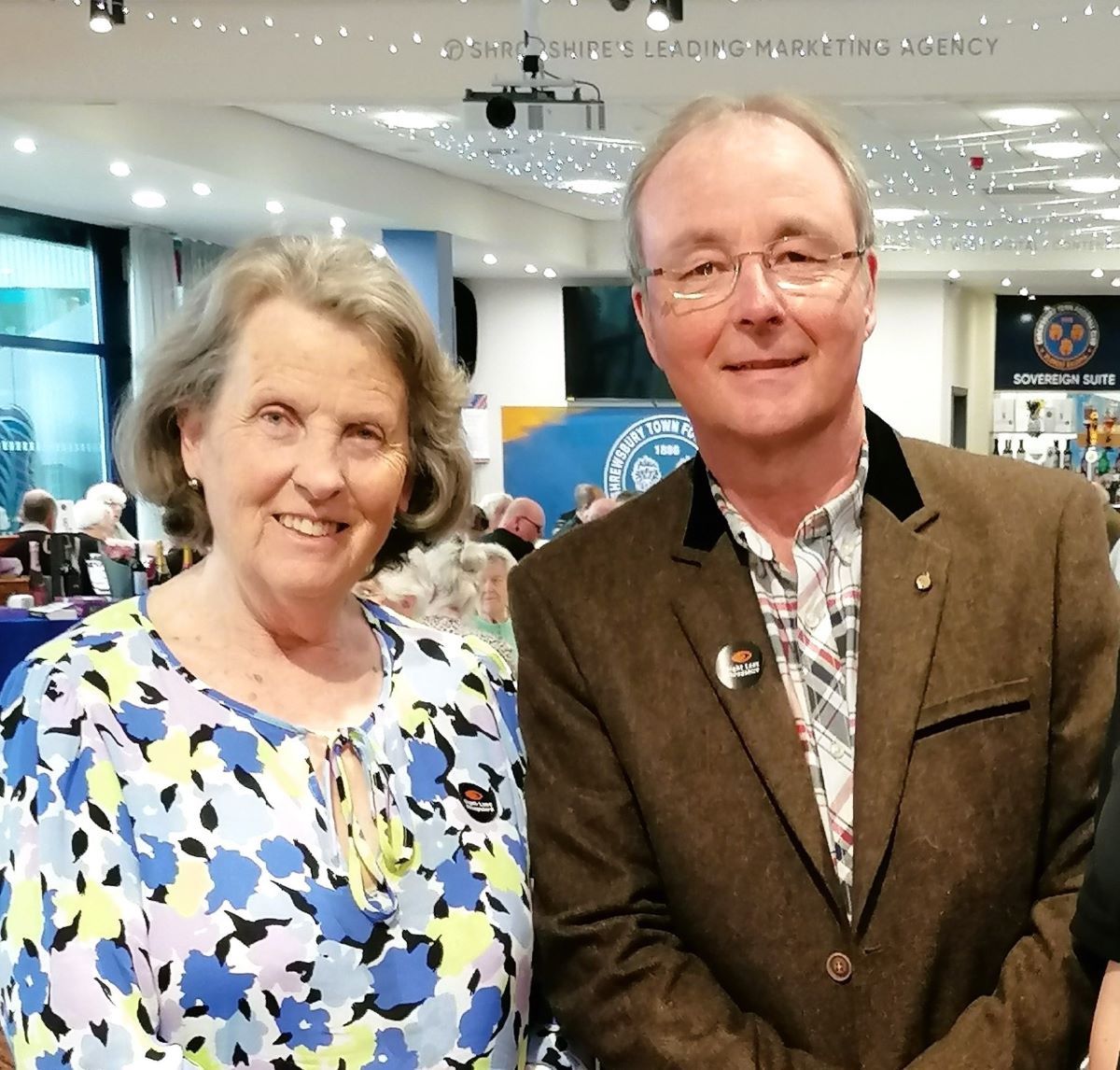 Diana and Arwyn, two of Sight Loss Shropshire’s Trustees