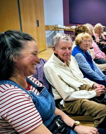 A face to face group sight loss session