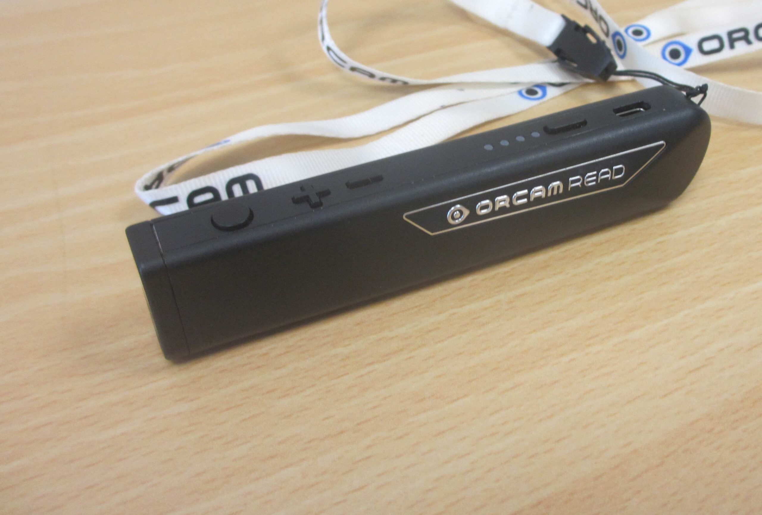 orcam read portable text to speech device