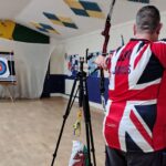 GB Archer Clive Jones at practice