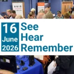 See Hear Remember exhibition graphic