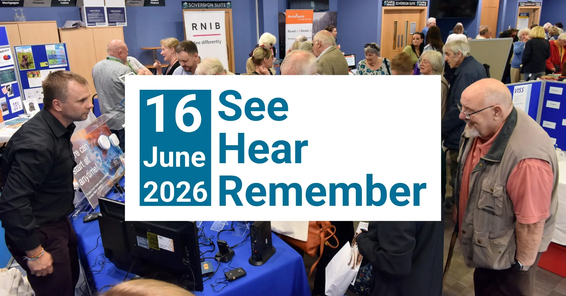 See Hear Remember exhibition graphic