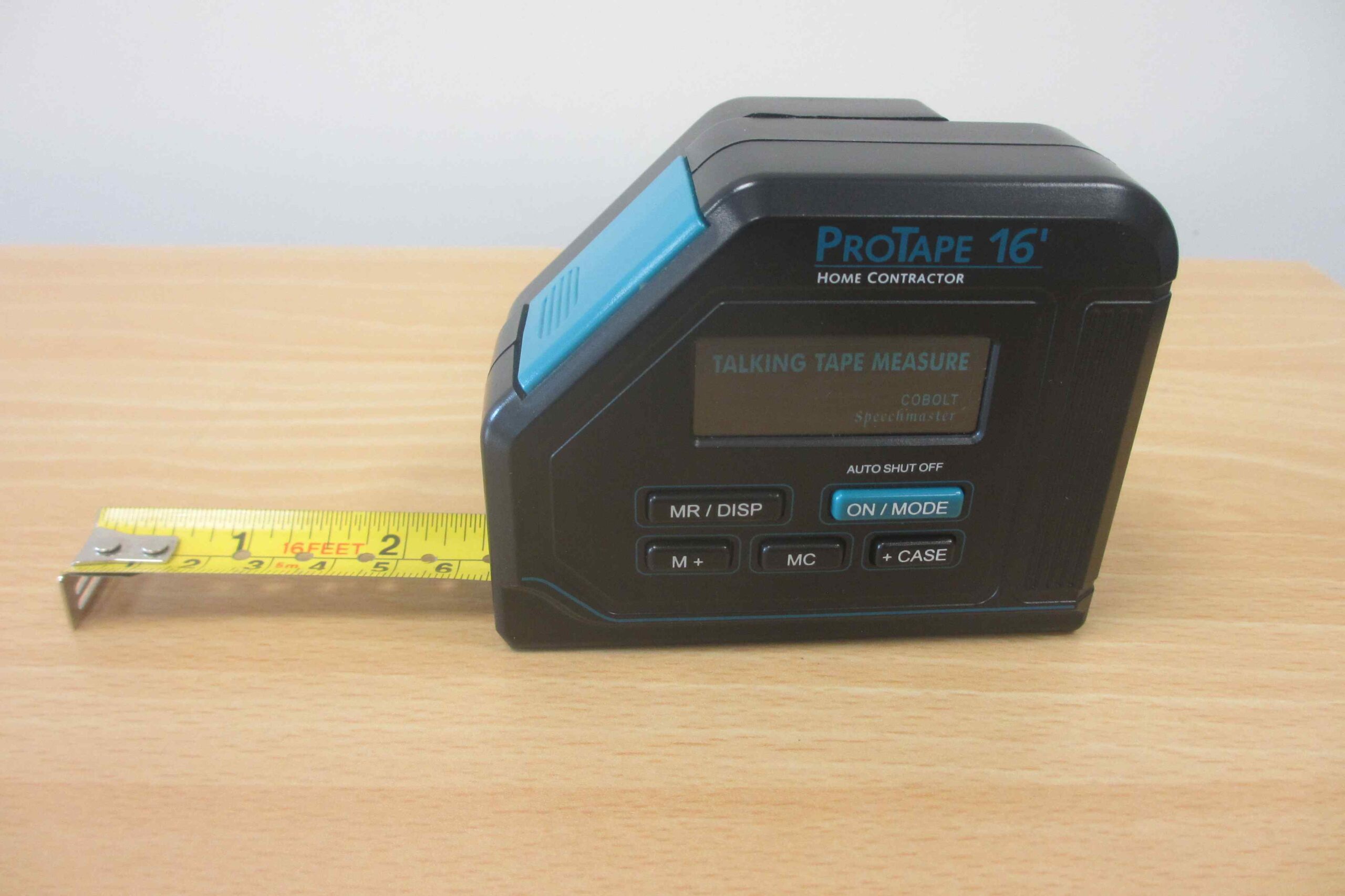 Imperial and metric talking tape measure