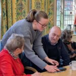 A face to face group sight loss session