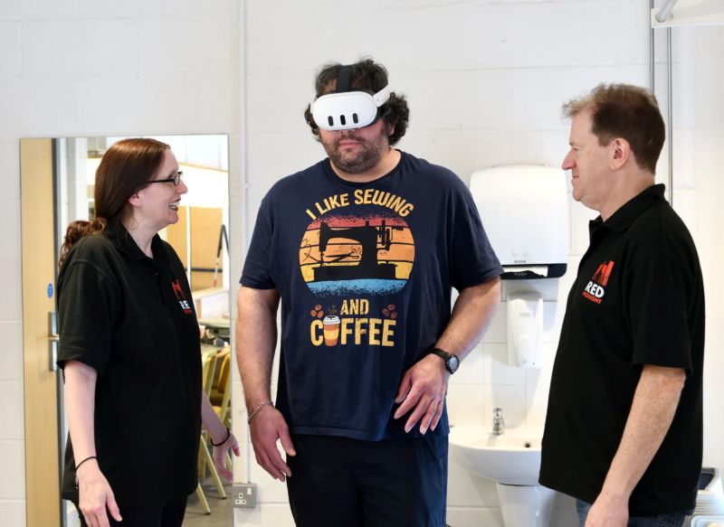Virtual guide dog demos at See Hear Remember exhibition