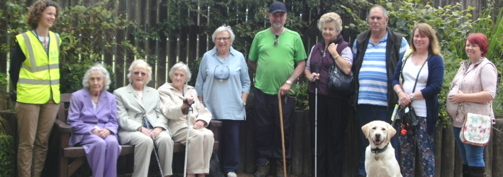 Picture of members of Oswestry SLOG group enjoying a walk around Oswestry