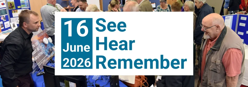 See Hear Remember exhibition graphic